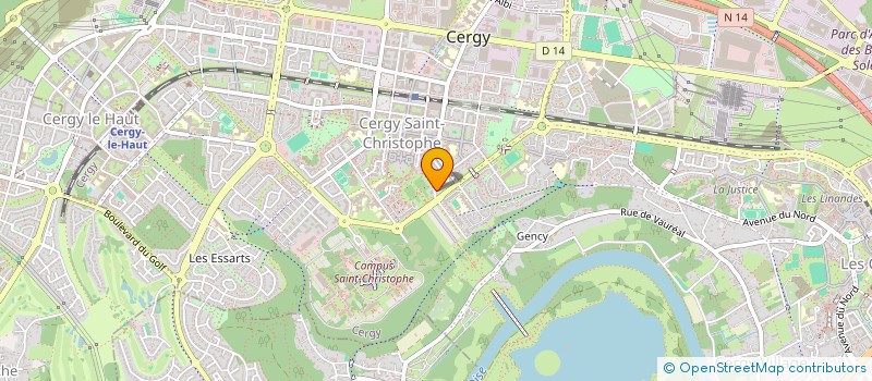 localisation de l'entreprise MONSIEUR THE-TAI NGO  CERGY