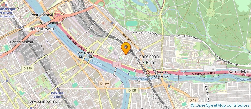 localisation de l'entreprise MONSIEUR THEA BONALD  CHARENTON-LE-PONT