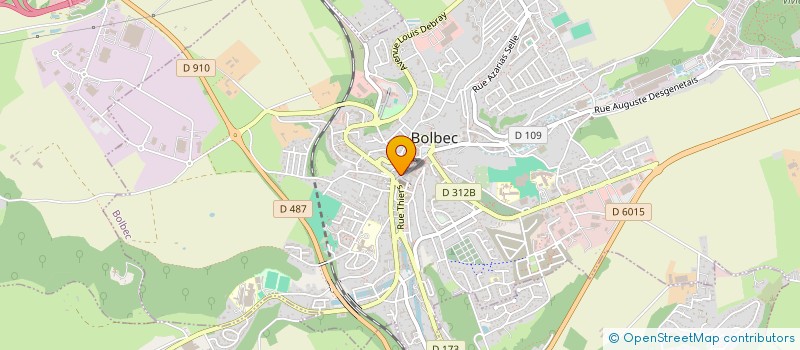 localisation de l'entreprise MONSIEUR THEAGENE PASQUIER à BOLBEC