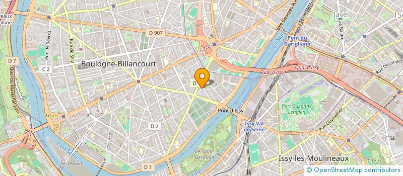 localisation de l'entreprise MONSIEUR THEAU BERNABEU à BOULOGNE-BILLANCOURT