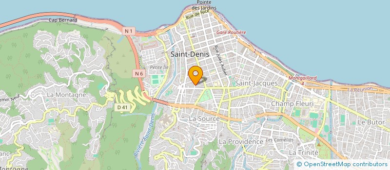 localisation de l'entreprise MONSIEUR THEAU DAVIOUD à SAINT-DENIS