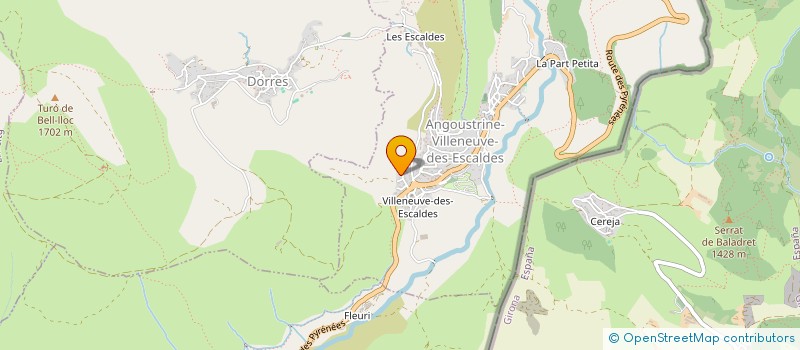 localisation de l'entreprise MONSIEUR THEAU DELEUZE DORDRON  ANGOUSTRINE-VILLENEUVE-DES-ESCALDES