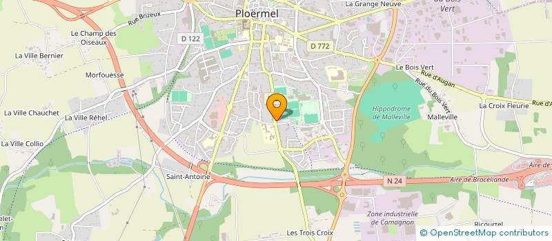 localisation de l'entreprise MONSIEUR THEAU LANOE  PLOERMEL