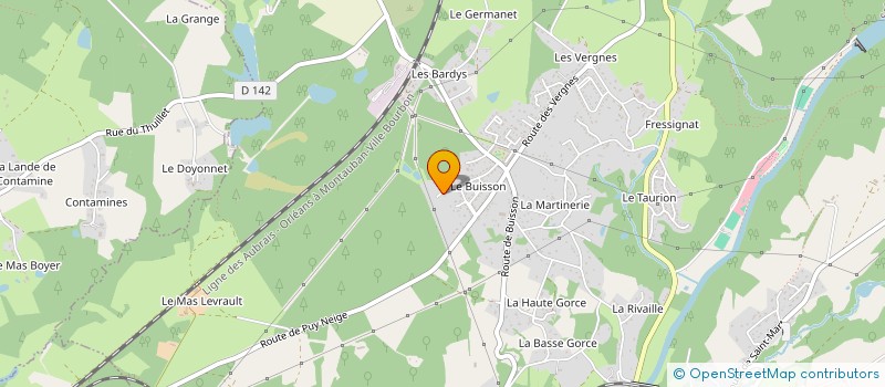 localisation de l'entreprise MONSIEUR THEAU REBIERE  SAINT-PRIEST-TAURION