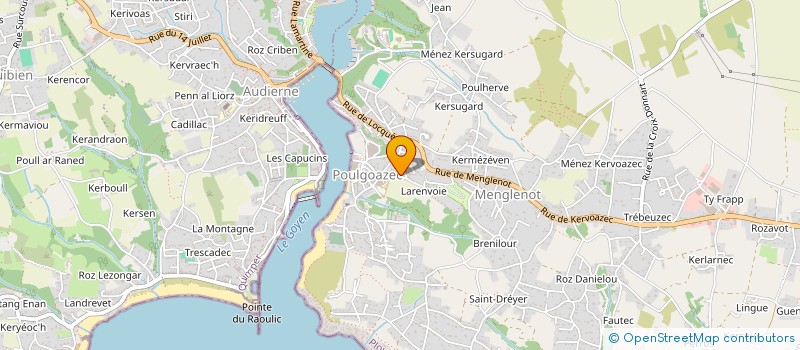 localisation de l'entreprise MONSIEUR THECLE CARLIER  PLOUHINEC