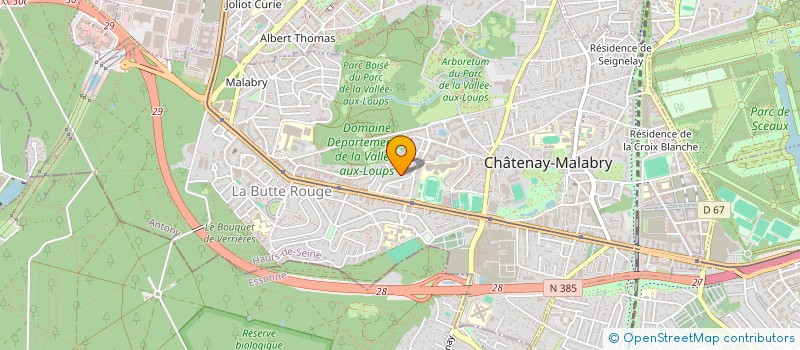 localisation de l'entreprise MONSIEUR THED BERNADEL  CHATENAY-MALABRY