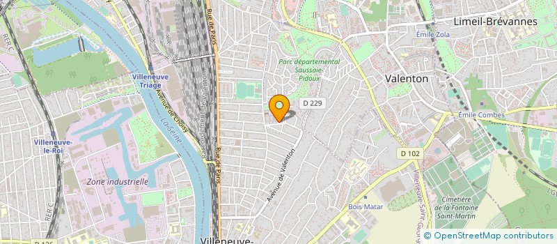 localisation de l'entreprise MONSIEUR THEDDY LAIGLE  VILLENEUVE-SAINT-GEORGES