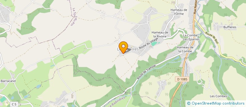 localisation de l'entreprise MONSIEUR THEDY GONTHIER  LES EPARRES