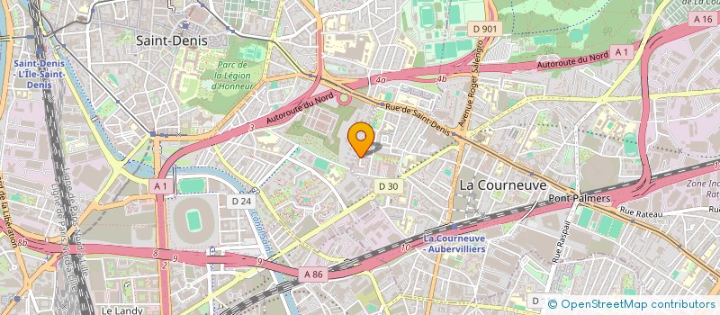 localisation de l'entreprise MONSIEUR THEI DIABY à LA COURNEUVE