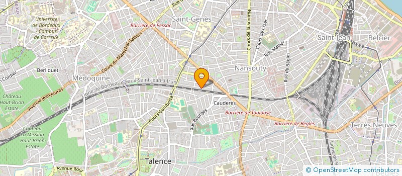 localisation de l'entreprise MONSIEUR THEJI HART  TALENCE