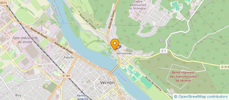 localisation de l'entreprise MONSIEUR THEJY VINGADASSALON  VERNON