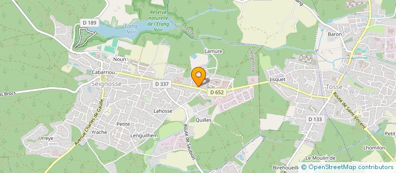 localisation de l'entreprise MONSIEUR THELIO AMELINCK  SEIGNOSSE