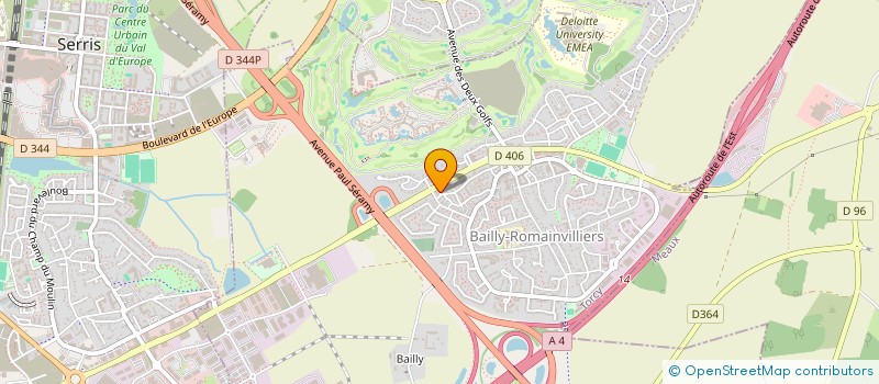 localisation de l'entreprise MONSIEUR THENG YUN TON  BAILLY-ROMAINVILLIERS