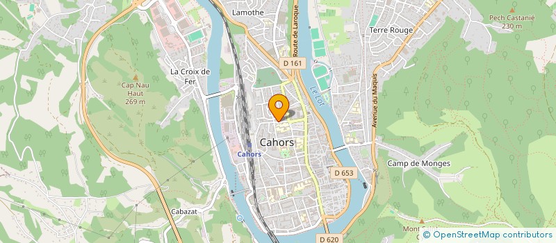 localisation de l'entreprise MONSIEUR THEO ABITTEBOUL  CAHORS