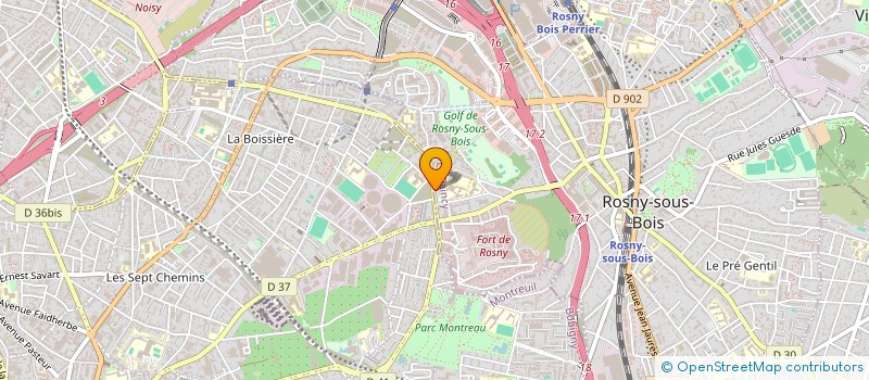 localisation de l'entreprise MONSIEUR THEO ABOU DIARISSO  ROSNY-SOUS-BOIS