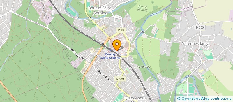 localisation de l'entreprise MONSIEUR THEO ADAM  QUINCY-SOUS-SENART