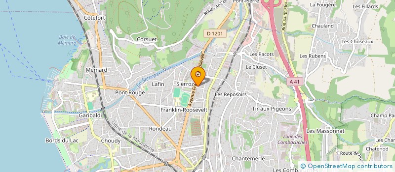 localisation de l'entreprise MONSIEUR THEO AGIUS  AIX-LES-BAINS