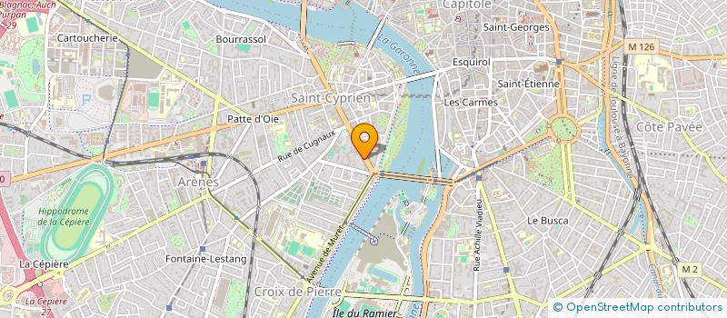 localisation de l'entreprise MONSIEUR THEO ALBOUY  TOULOUSE