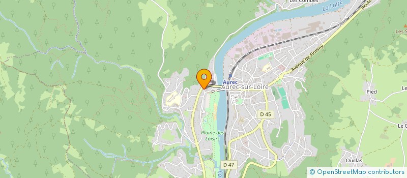 localisation de l'entreprise MONSIEUR THEO ALENTIN  AUREC-SUR-LOIRE