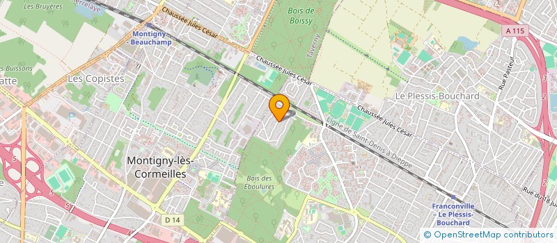 localisation de l'entreprise MONSIEUR THEO ALEXEEF  FRANCONVILLE