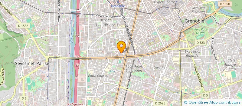 localisation de l'entreprise MONSIEUR THEO ALEXIS AUGUSTIN ROSSINELLI  GRENOBLE