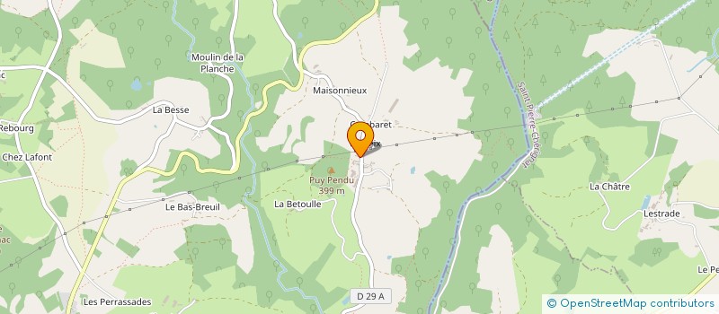 localisation de l'entreprise MONSIEUR THEO ALGOUD à LES BILLANGES