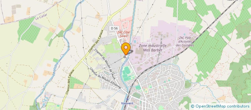 localisation de l'entreprise MONSIEUR THEO ALMODOVAR  VAUVERT