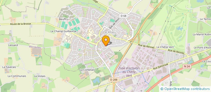 localisation de l'entreprise MONSIEUR THEO ANDRE  LE RHEU