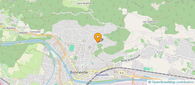 localisation de l'entreprise MONSIEUR THEO ANDREOLETY  BONNEVILLE