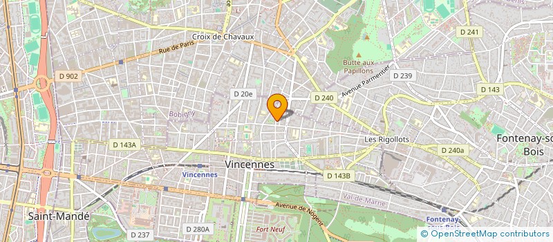 localisation de l'entreprise MONSIEUR THEO ANGOT à VINCENNES