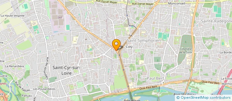 localisation de l'entreprise MONSIEUR THEO ANTENUCCI  TOURS