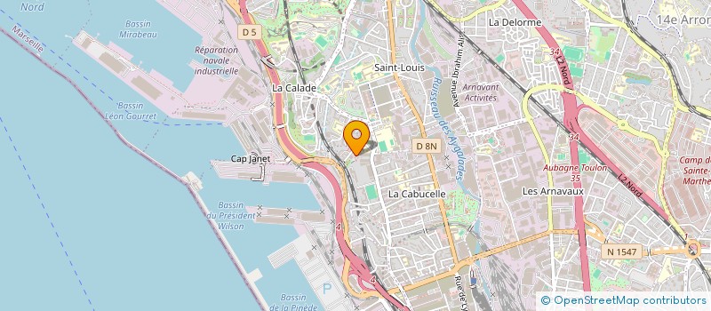 localisation de l'entreprise MONSIEUR THEO ANTOLIN à MARSEILLE