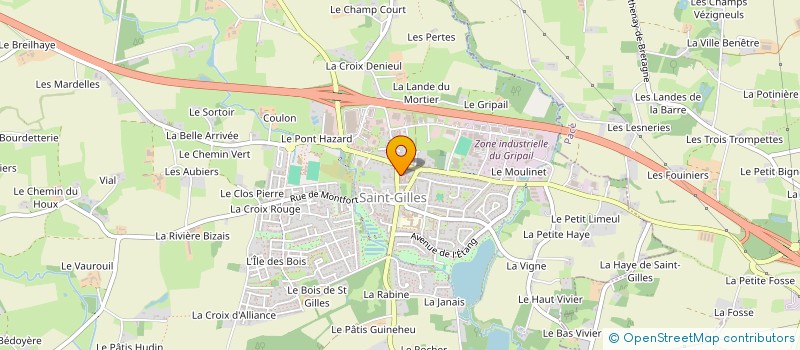 localisation de l'entreprise MONSIEUR THEO ARETHUSE  SAINT-GILLES