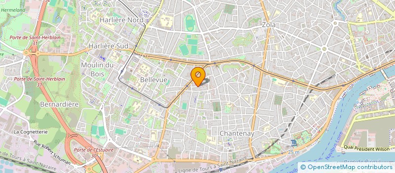 localisation de l'entreprise MONSIEUR THEO ASKOLOVITCH  NANTES