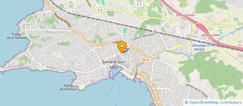localisation de l'entreprise MONSIEUR THEO AUBRY à SANARY-SUR-MER