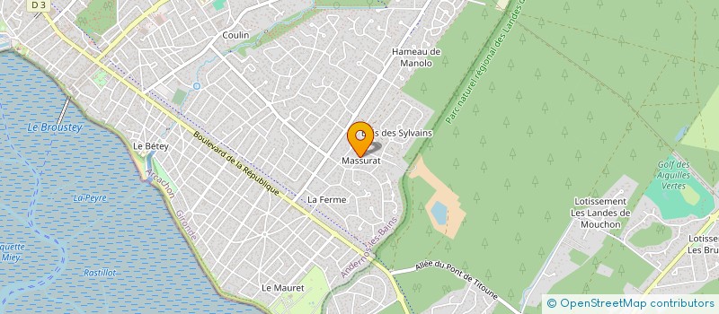 localisation de l'entreprise MONSIEUR THEO AUDINET  ARES