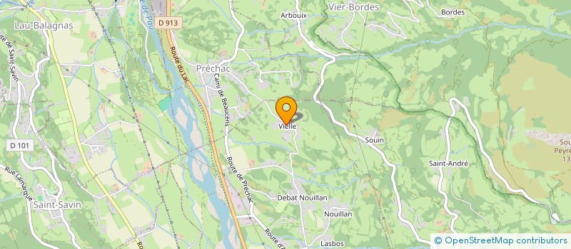 localisation de l'entreprise MONSIEUR THEO AZAVANT  BEAUCENS