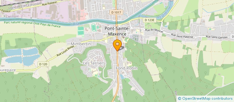 localisation de l'entreprise MONSIEUR THEO BADJI  PONT-SAINTE-MAXENCE