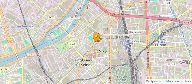 localisation de l'entreprise MONSIEUR THEO BADSI  SAINT-DENIS