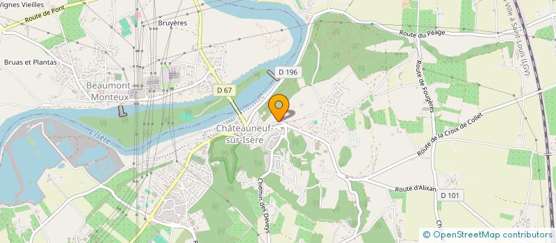 localisation de l'entreprise MONSIEUR THEO BAILLY  CHATEAUNEUF-SUR-ISERE