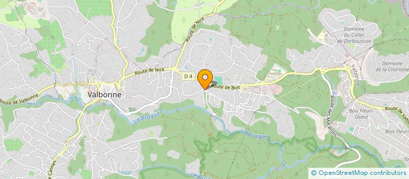 localisation de l'entreprise MONSIEUR THEO BAKOUCHE  VALBONNE