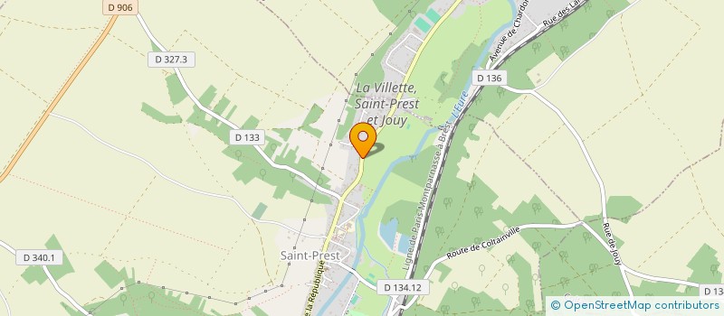 localisation de l'entreprise MONSIEUR THEO BALAVOINE à SAINT-PREST
