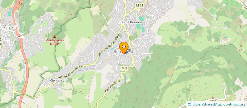 localisation de l'entreprise MONSIEUR THEO BARATHON  ROMAGNAT