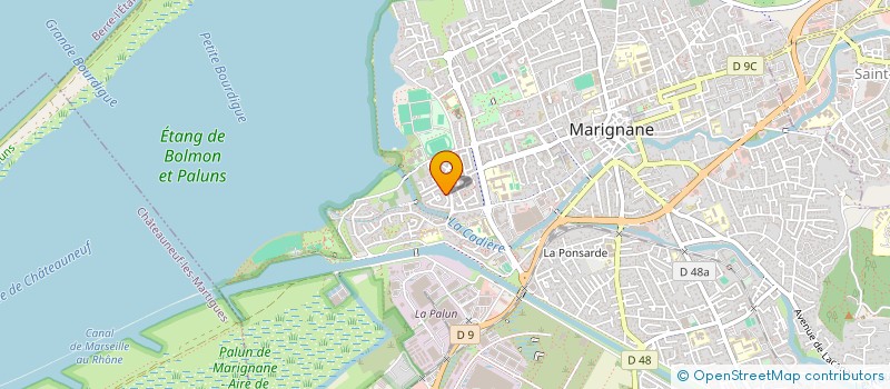 localisation de l'entreprise MONSIEUR THEO BARBERET  MARIGNANE