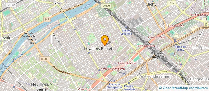 localisation de l'entreprise MONSIEUR THEO BARDECHE à LEVALLOIS-PERRET