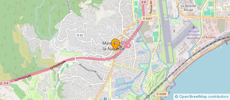 localisation de l'entreprise MONSIEUR THEO BARDIAU  MANDELIEU-LA-NAPOULE