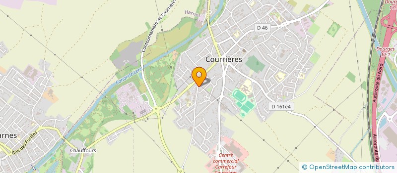 localisation de l'entreprise MONSIEUR THEO BARRE  COURRIERES