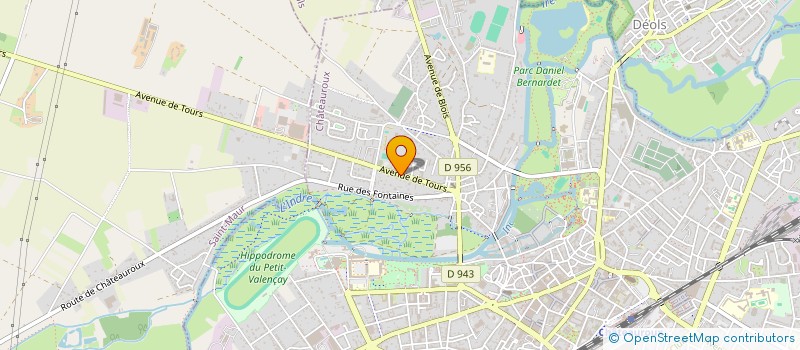 localisation de l'entreprise MONSIEUR THEO BARRIERE  CHATEAUROUX