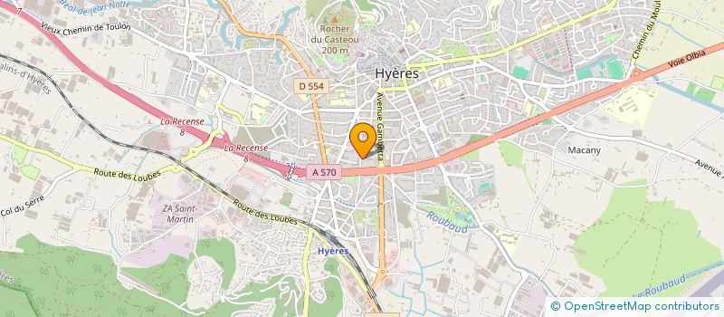 localisation de l'entreprise MONSIEUR THEO BATTESTI à HYERES