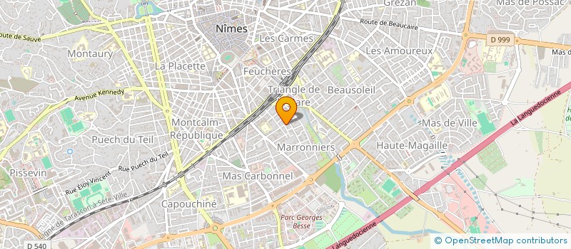 localisation de l'entreprise MONSIEUR THEO BAUDOIN  NIMES